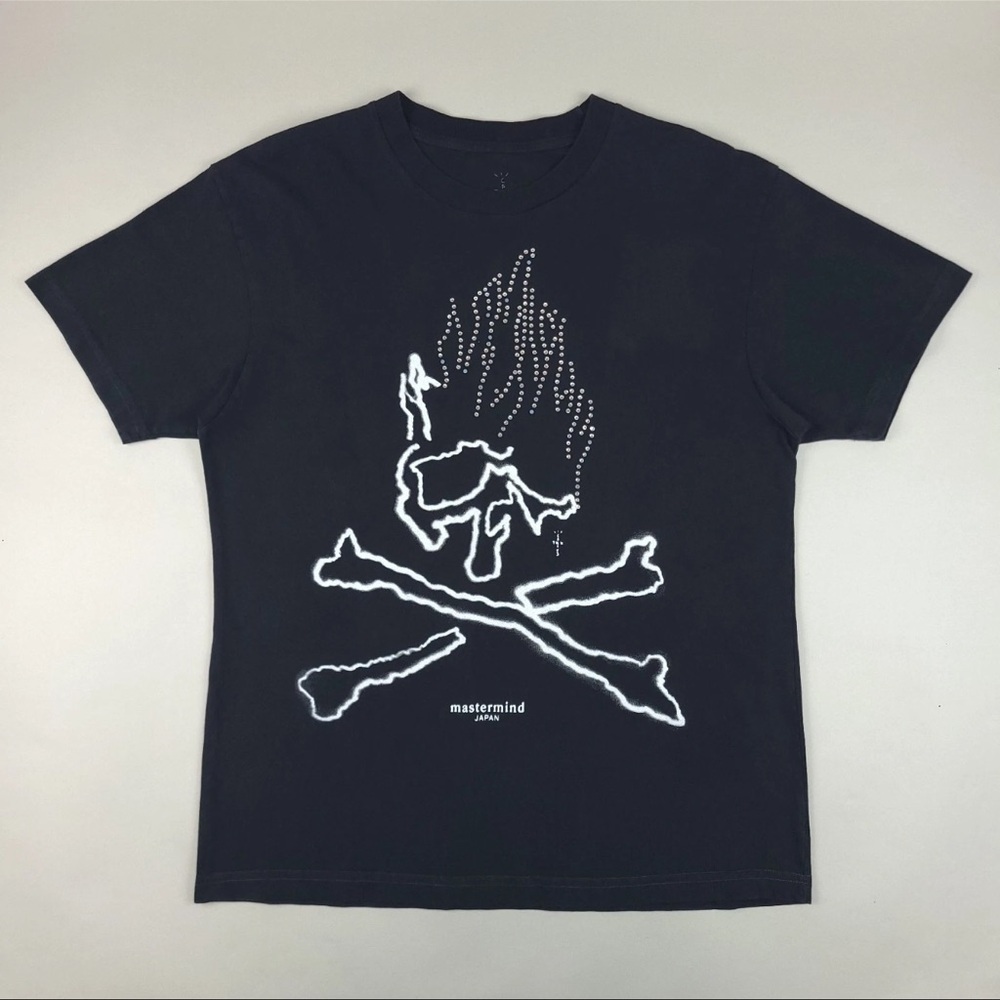 Travis Scott Cactus Jack x Mastermind Japan Skull Tee L